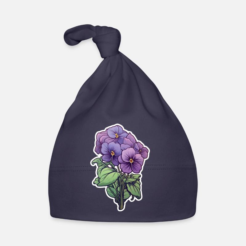 Pansy Organic Baby Cap