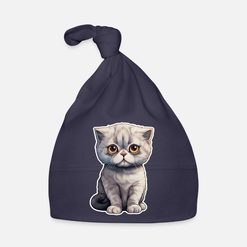 Chat Scottish Fold Bonnet bio Bébé
