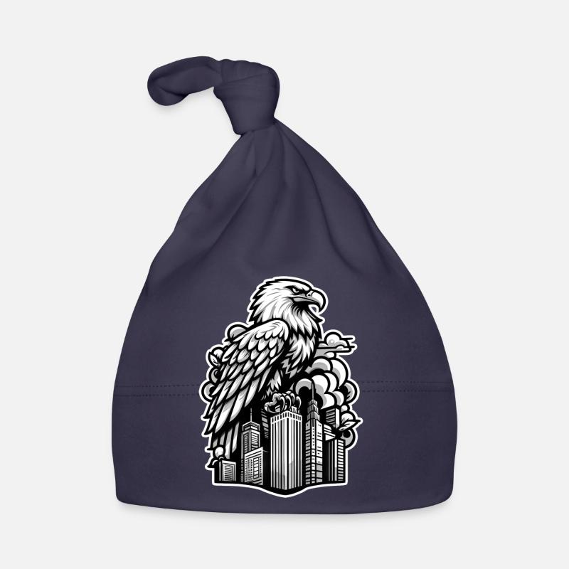 Illustration de contour d’aigle Bonnet bio Bébé