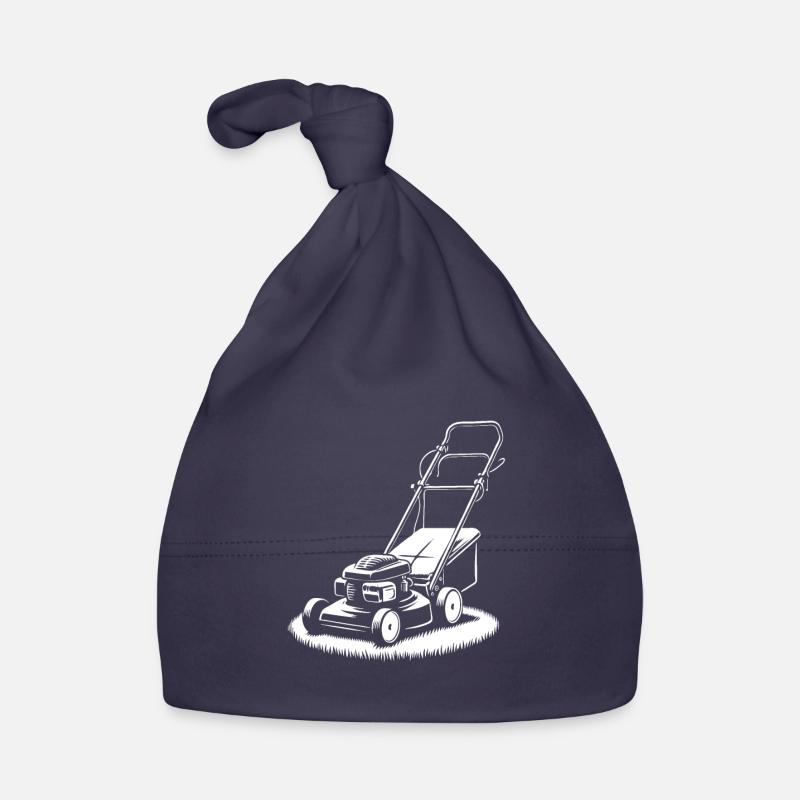 Conception de tondeuse à gazon cool pour le fan de jardin Bonnet bio Bébé