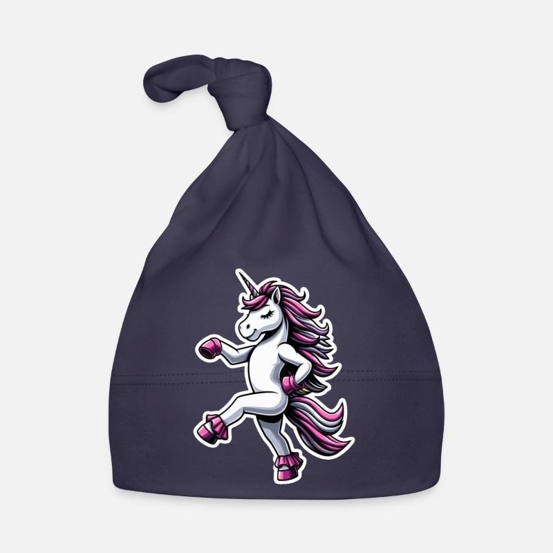 Licorne Danse Rose Bonnet bio Bébé