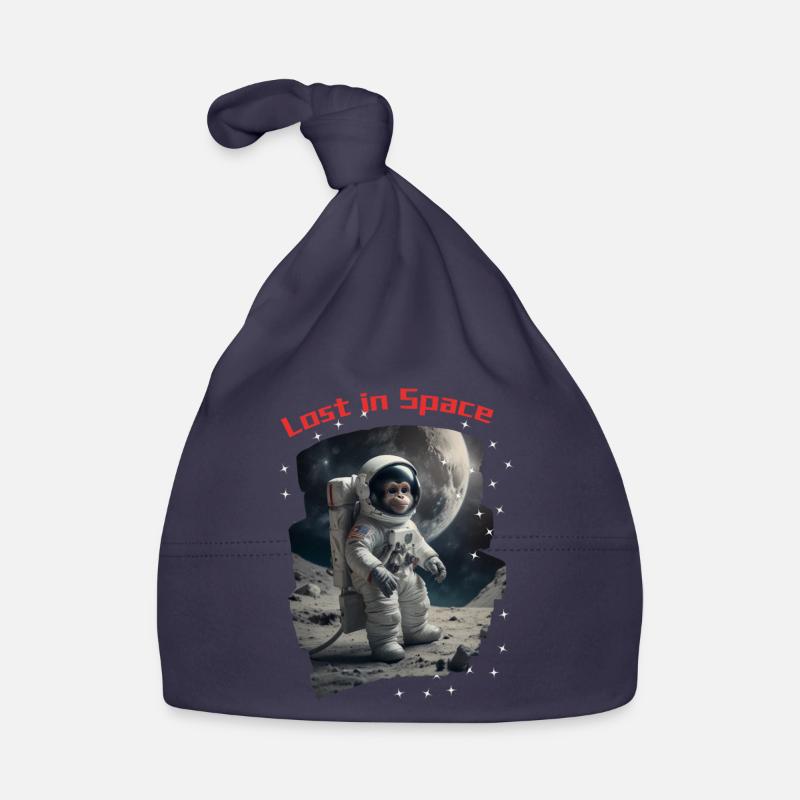 Lost in Space - Monkey as Astronaut Organic Baby Cap