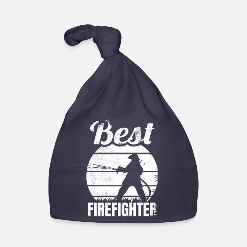 Best Firefighter Organic Baby Cap