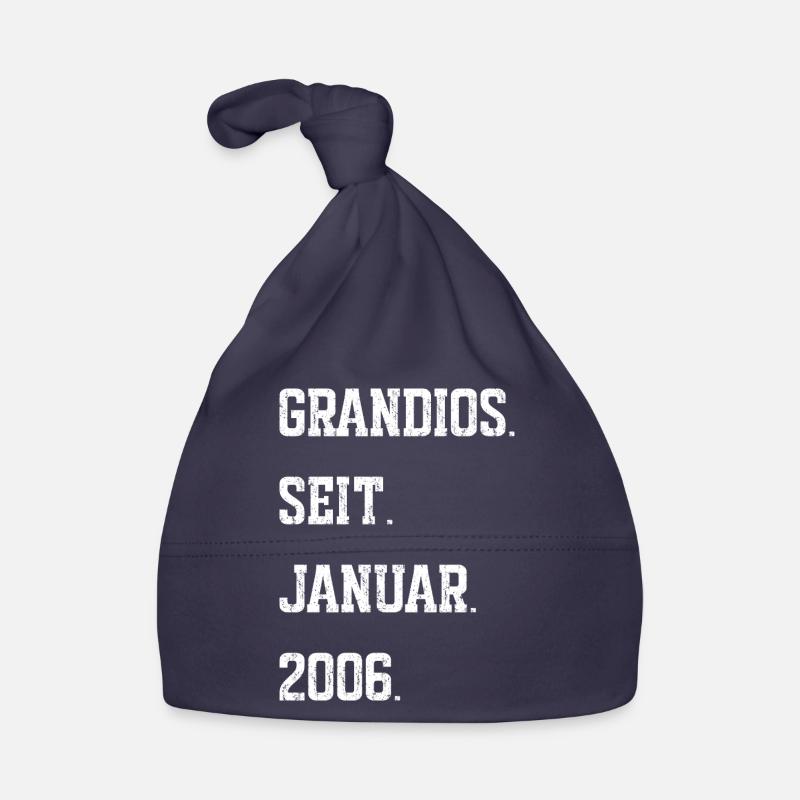 20th Birthday January 2006 Organic Baby Cap