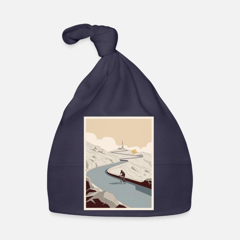 La Grimpe — Souvenir du cyclisme Bonnet bio Bébé
