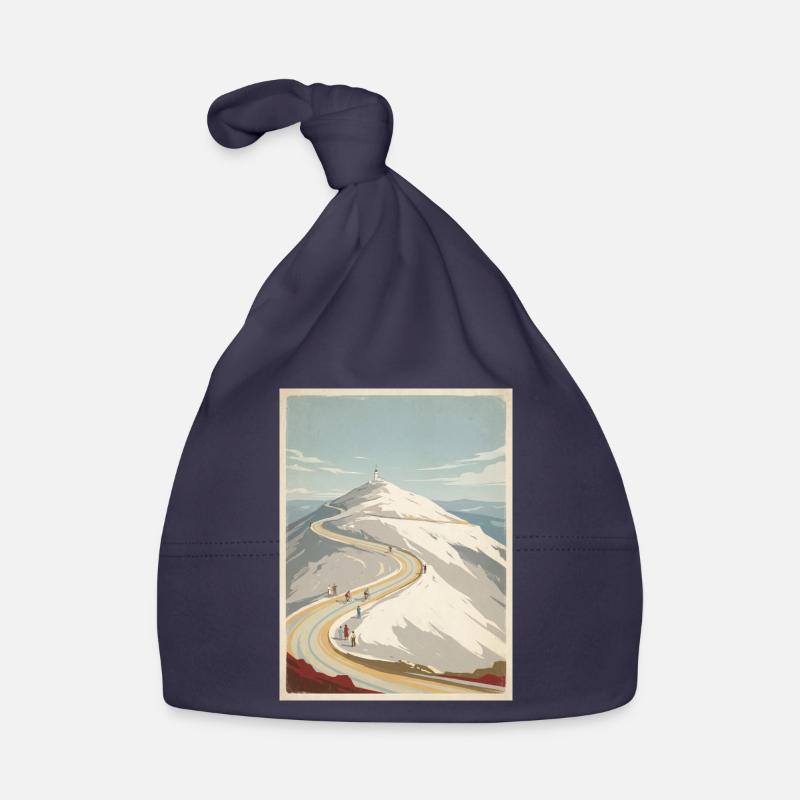Ventoux Summit Road — Souvenir du cyclisme Bonnet bio Bébé