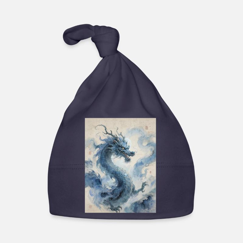 L'Apothéose Céleste : Dragon Bleu – Infinité Bonnet bio Bébé