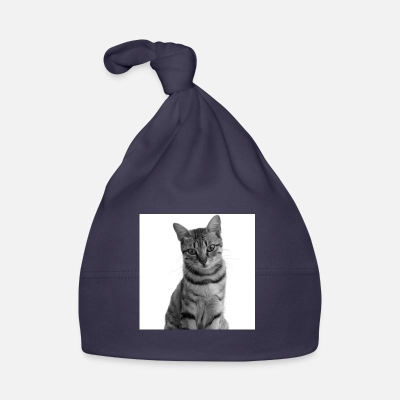 White Cat Cat White Cats Gift Organic Baby Cap