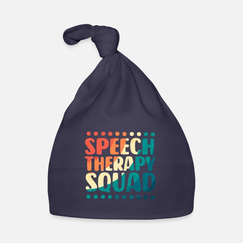 Speech Therapy Speech Therapist Organic Baby Cap