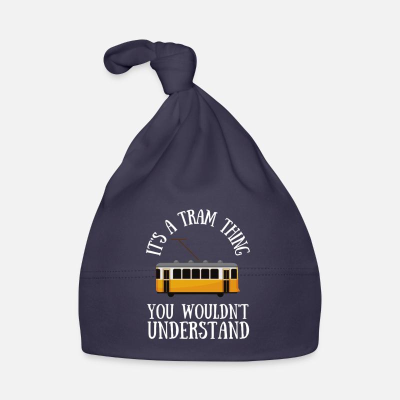 Tram Véhicule Train Tramway Trolley Téléphérique Bonnet bio Bébé