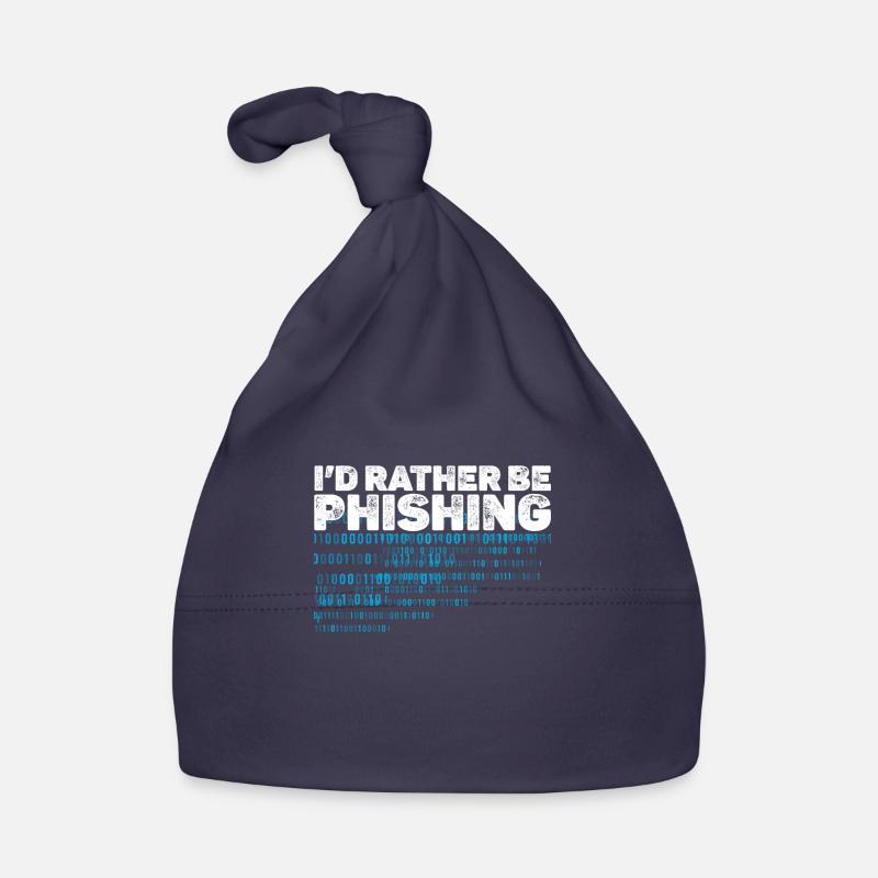 i d rather be phishing, cyber security team Bonnet bio Bébé