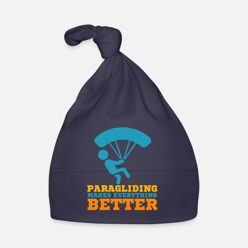 Paragliding Makes Everything Better Organic Baby Cap