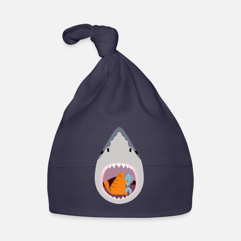 Chat mangeur de requins Bonnet bio Bébé