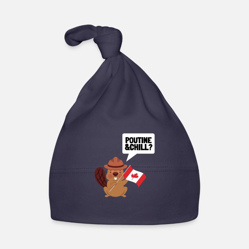Cheese Curds Gravy Mix Canada Poutine - Bonnet bio Bébé - marine