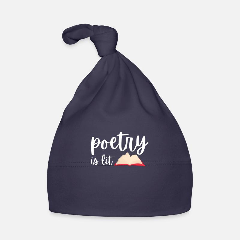 La poésie est éclairée Bonnet bio Bébé