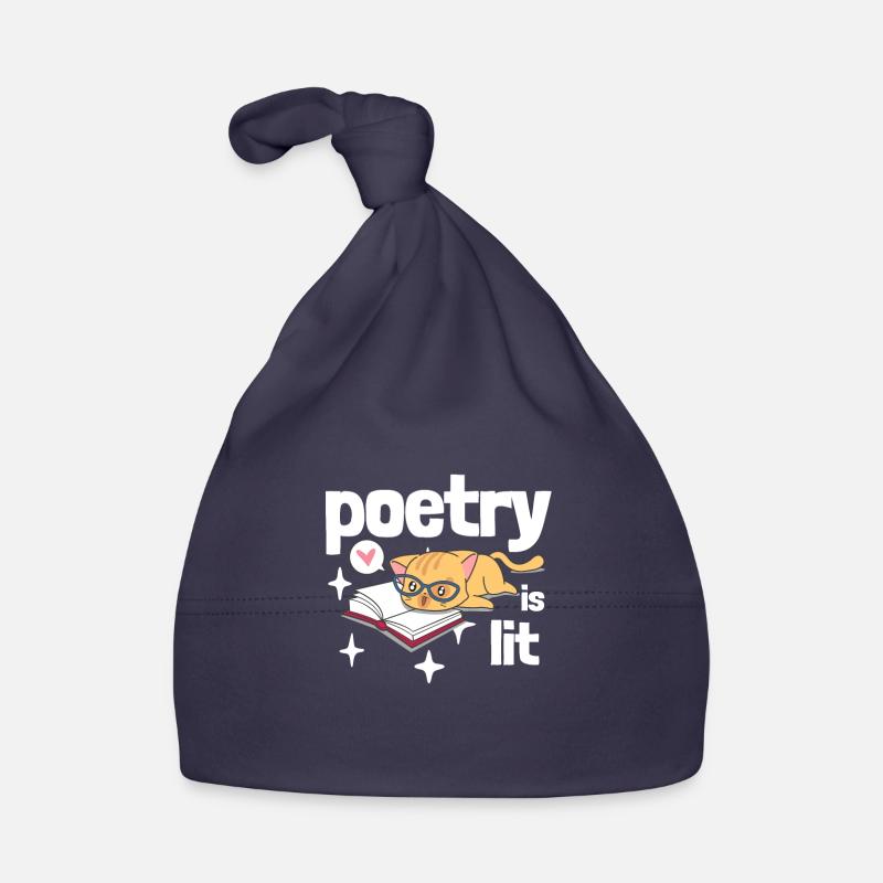 Poetry Is Lit Organic Baby Cap