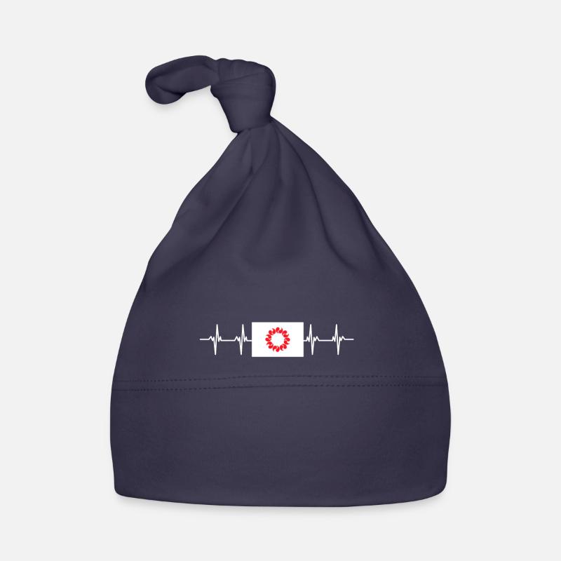 Drapeau du Japon - Saitama Bonnet bio Bébé