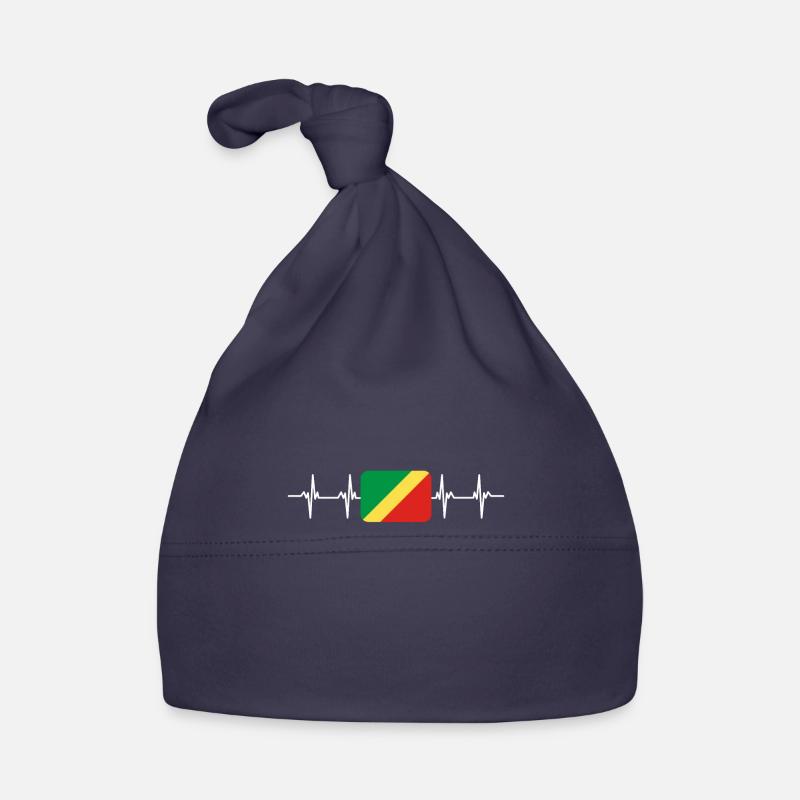 Drapeau africain - Congo Bonnet bio Bébé