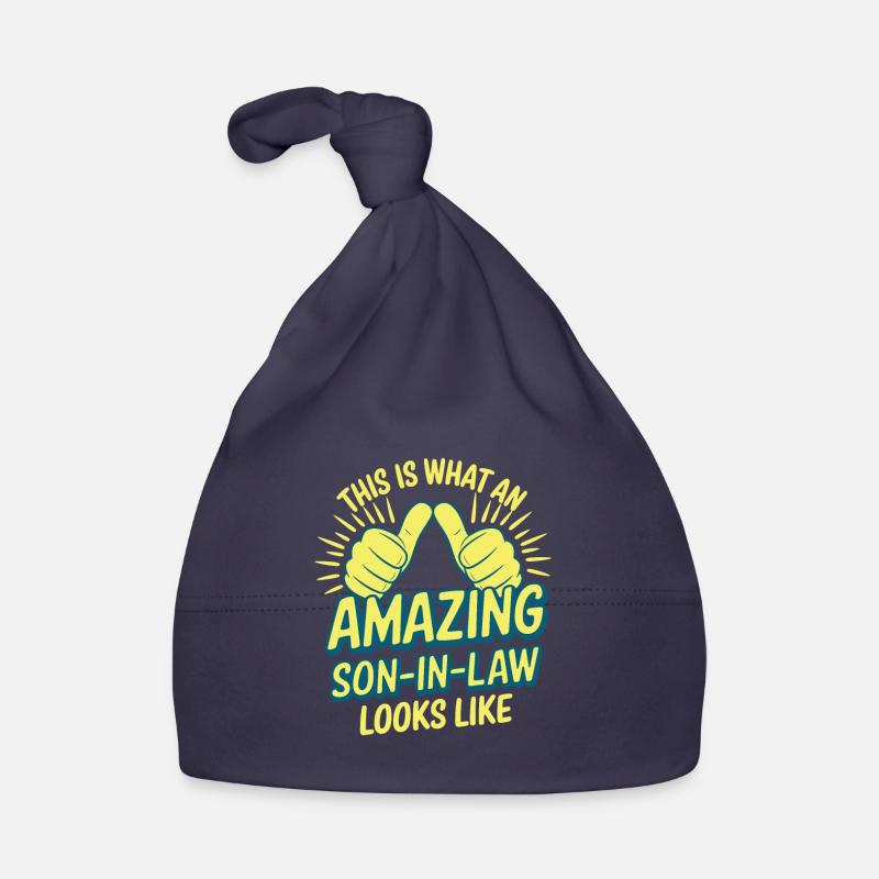 So sieht ein erstaunlicher Schwiegersohn aus Baby Bio-Mütze
