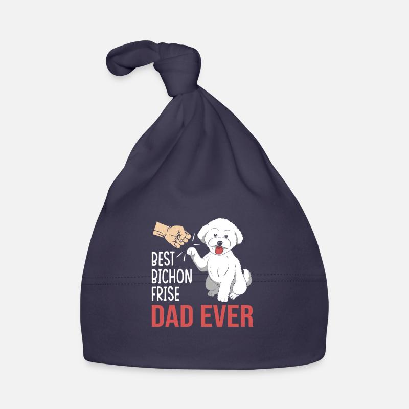 Bichon Frise Dog Organic Baby Cap