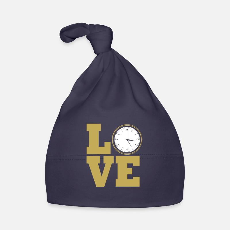 Clockwork Clock Organic Baby Cap