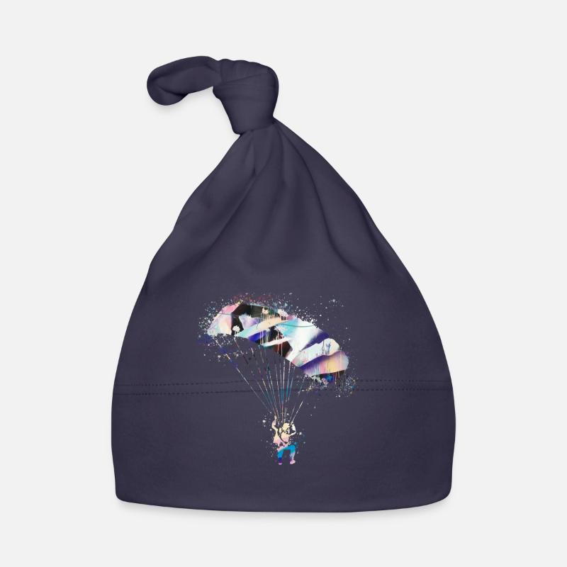 Parachute,Parachuting,Graffiti,Paragliding Organic Baby Cap