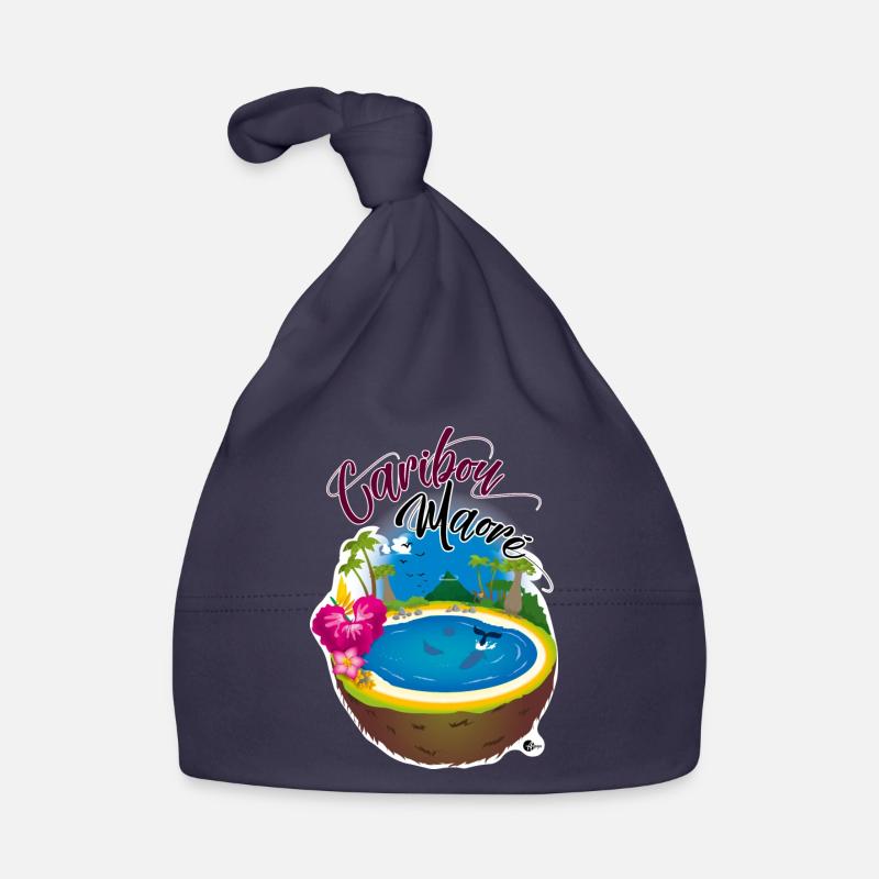 ANGAYA COCO ISLAND MAYOTTE - Bonnet bio Bébé - marine