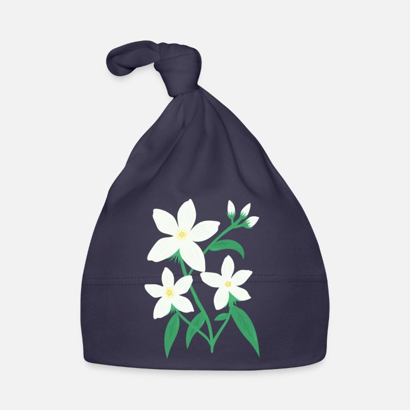 Jasmin - Bonnet bio Bébé - marine