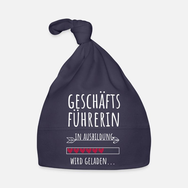 Geschäftsführerin Chefin CEO Ausbildung Geschenk Baby Bio-Mütze