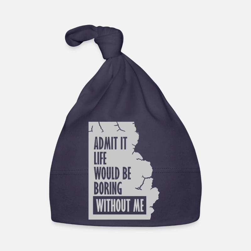 vie ennuyeuse sans moi Bonnet bio Bébé