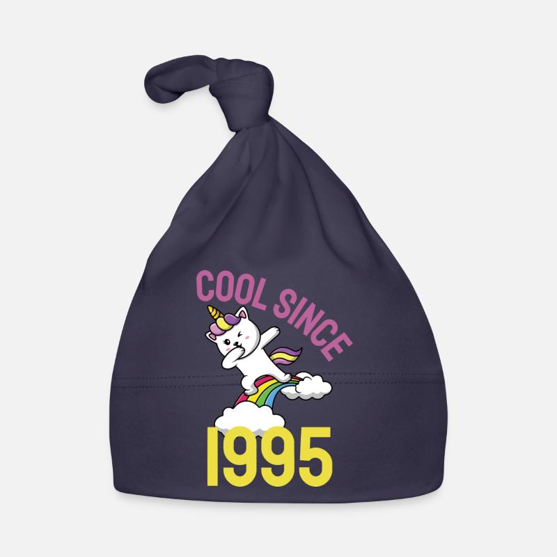 Cool since 1995 Dabbing cat 27th birthday Organic Baby Cap