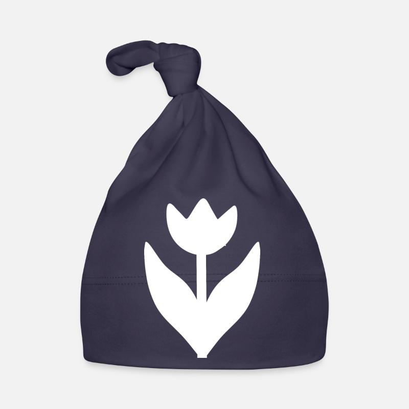 Fleur Blanche Fleur Tulipe Blanche Bonnet bio Bébé