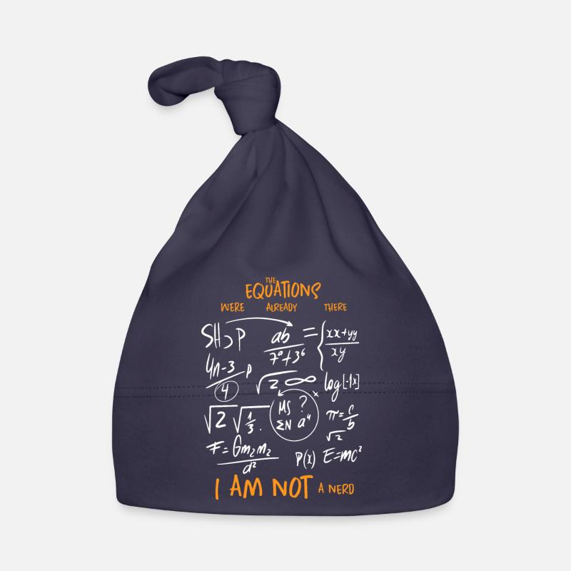 Mathematics equations Organic Baby Cap