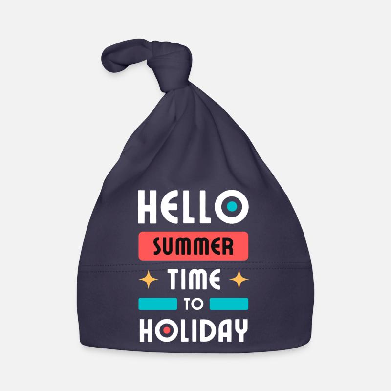 Hello Summer Organic Baby Cap
