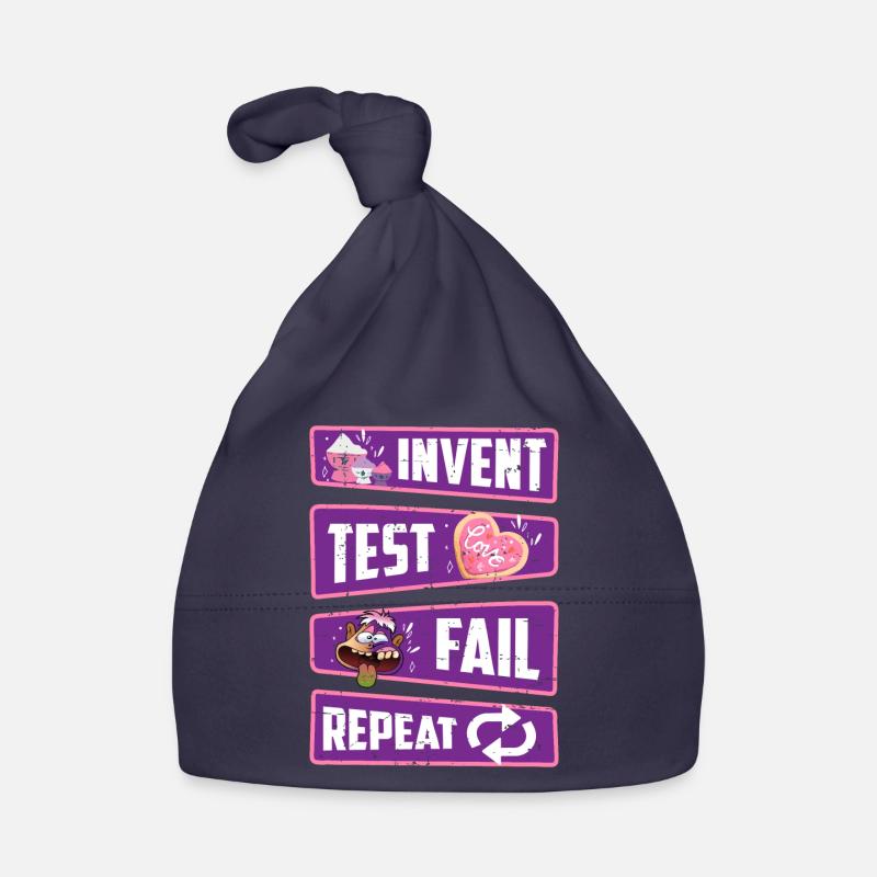 Invent, test, fail, repeat Organic Baby Cap