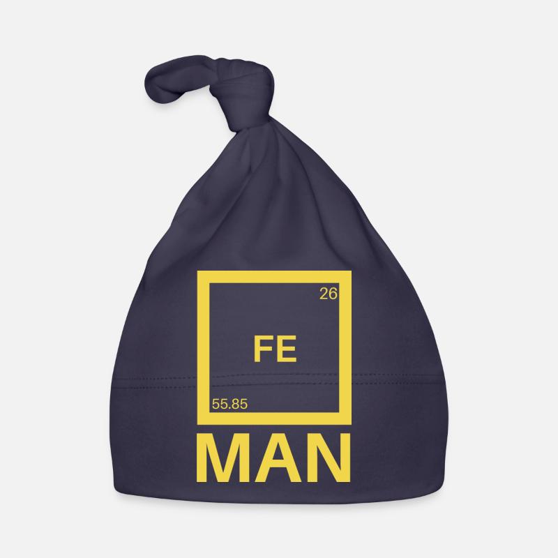 FE MAN 55.58 Éléments chimiques du fer Fer 26 Bonnet bio Bébé