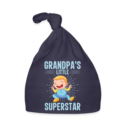 Grandpa's little Superstar - Baby Bio-Mütze