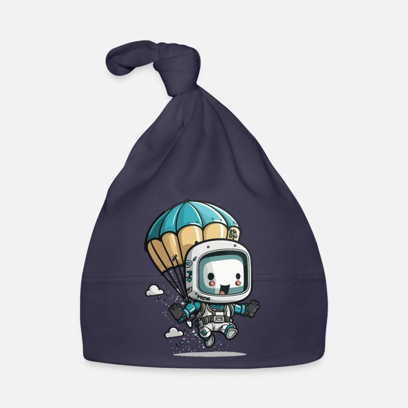 Skydivebot - Bonnet bio Bébé - marine