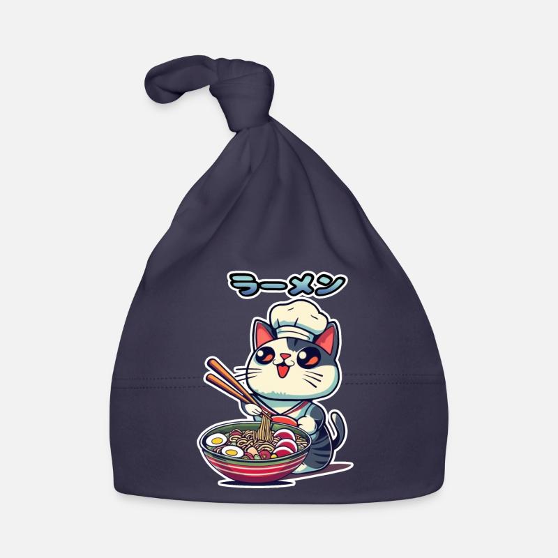 chat ramen fun Bonnet bio Bébé