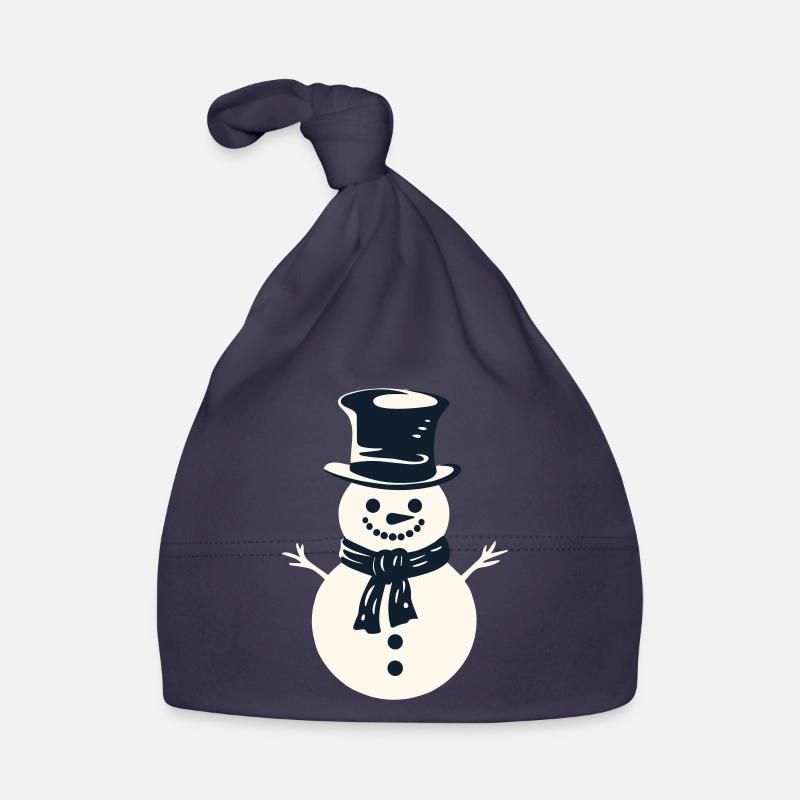 Cheerful Snowman Magic Organic Baby Cap