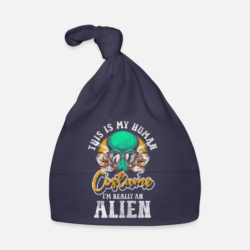 UFO Earthling Astronaut Organic Baby Cap
