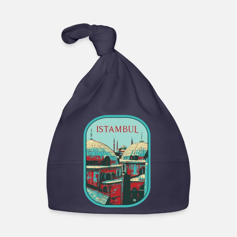 Majesté d'Istanbul: Mosquée sublime Bonnet bio Bébé