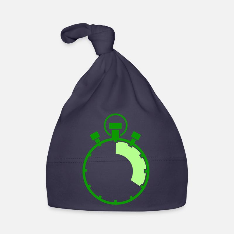 Stopwatch Organic Baby Cap
