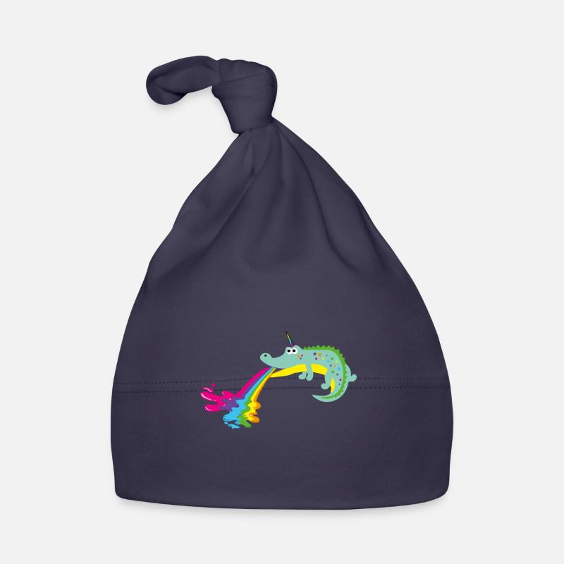 crocodile avec corne, crocodile, crocodile, licorne, Bonnet bio Bébé