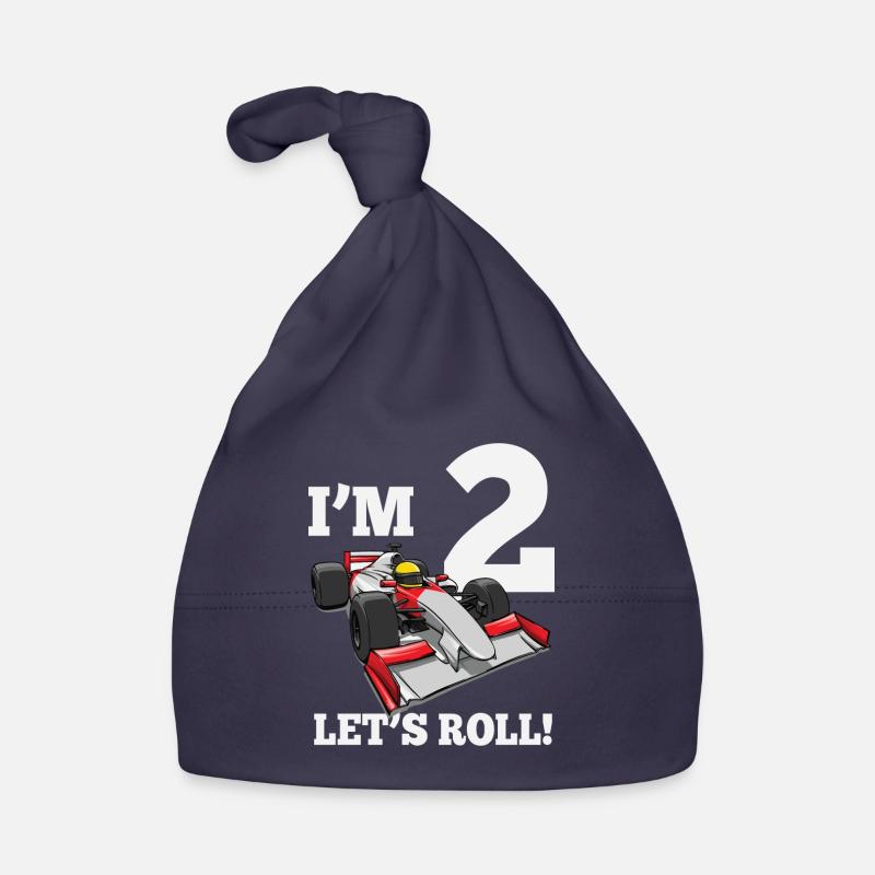 Je suis 2 let’s roll voiture de course pour 2 ans Bonnet bio Bébé