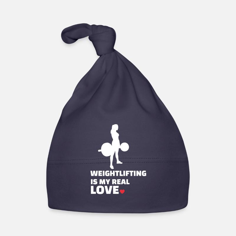 Ich Liebe Gewichtheben Baby Bio-Mütze