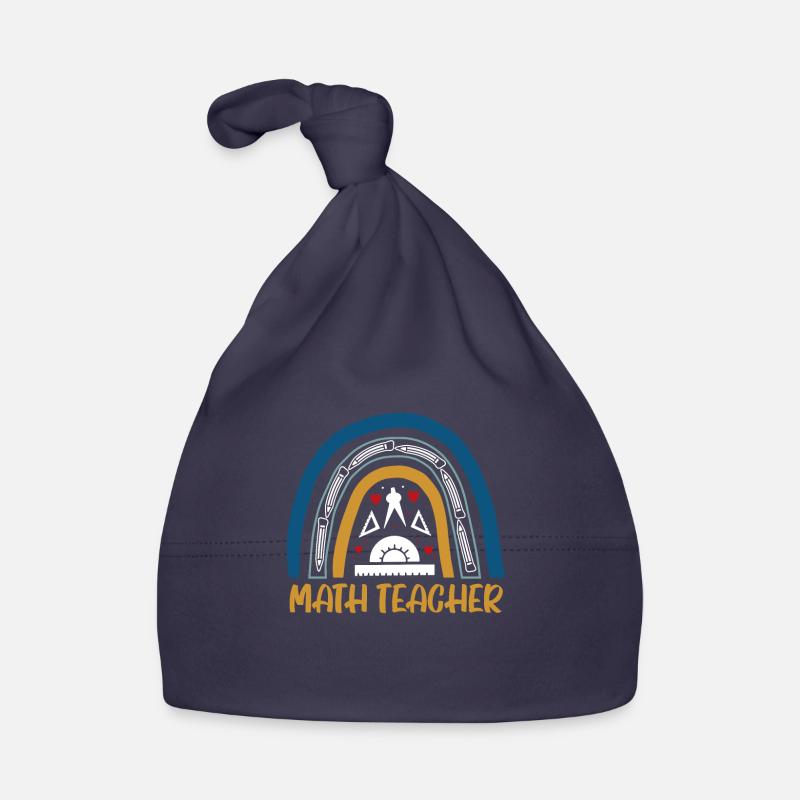 Math Teacher Design for Mathematics Professor Organic Baby Cap