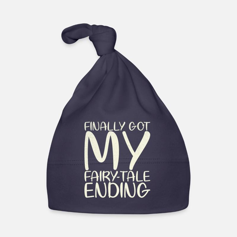 Finally My Fairy Tale-End-Marriage-Design Organic Baby Cap