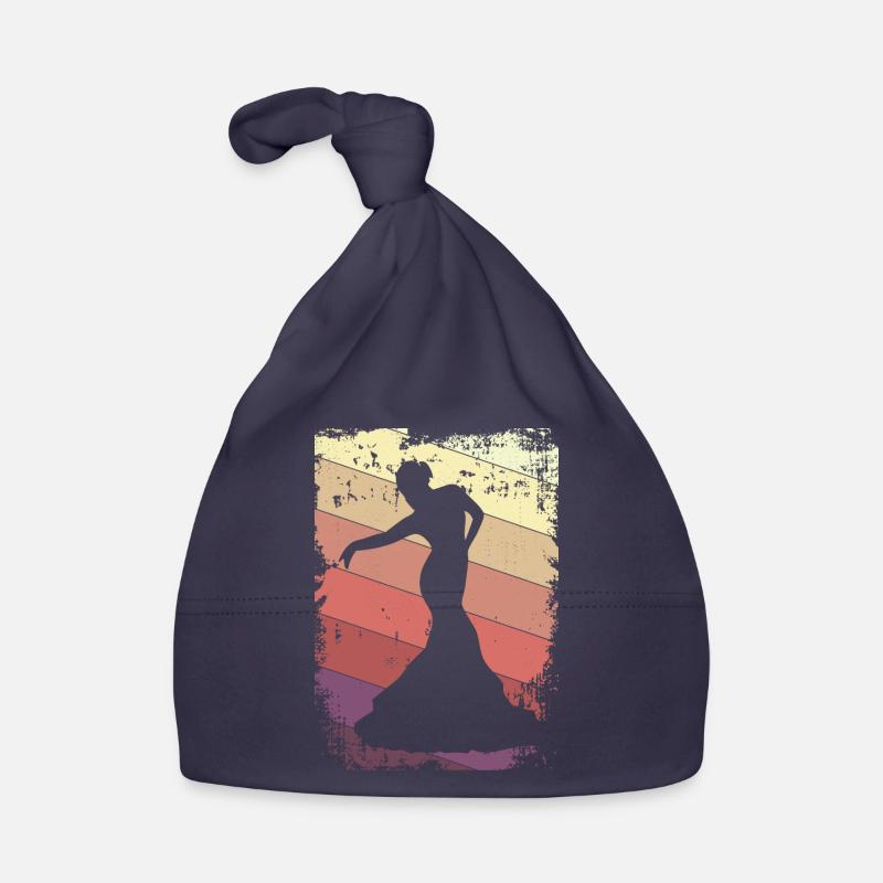 Dancing Dancer - Organic Baby Cap - navy
