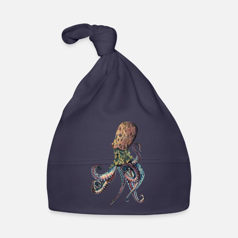 Octopus Squid Organic Baby Cap